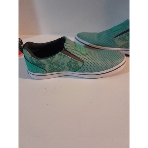 Xtratuf Salom Sisters Leather Slip On Nature/ Womens 6 Green Shoes/  SUPER NICE - Picture 5 of 7